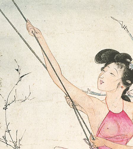 钟祥-胡也佛的仕女画和最知名的金瓶梅秘戏图